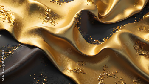 Gold and Broze Luxury Texture Background. Gold texture used as background Generative AI photo