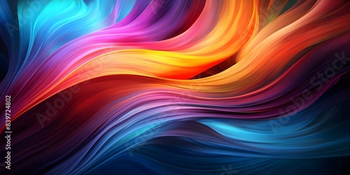 Wallpaper Mural Colorful and dynamic abstract background for computer monitor with vibrant patterns and shapes. Concept Abstract Background, Colorful Patterns, Dynamic Shapes, Computer Monitor Display Torontodigital.ca