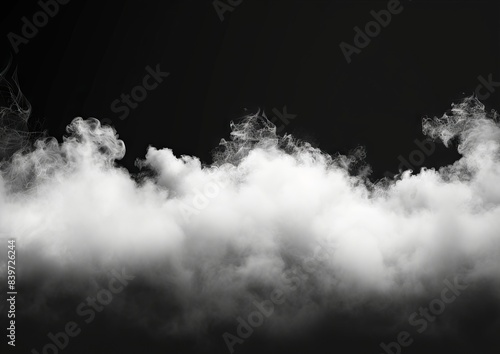 Fog overlays for Halloween, realistic smoke fog overlays, gothic, ghost, png. © DZMITRY