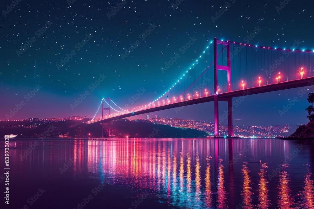 Fototapeta premium Istanbul Bosphorus Bridge, Turkey