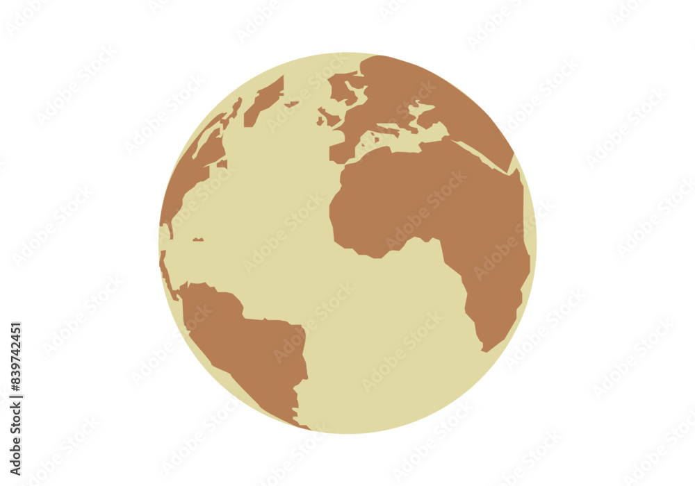 Planeta tierra cálido por el calentamiento global. Planeta tierra cálido por el calentamiento global.