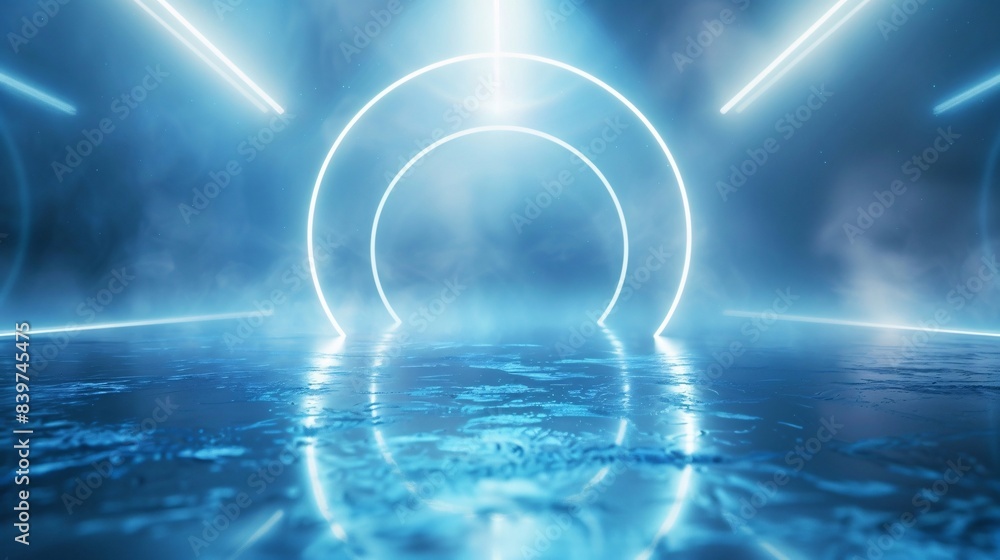 custom made wallpaper toronto digitalMinimalistic Abstract Light Blue Blurry Background