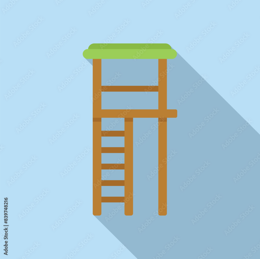 Observing wildlife from an elevated wooden tower in a scenic viewpoint in a national park. Connecting with nature and escaping the simple life Observing wildlife from an elevated wooden tower in a scenic viewpoint in a national park. Connecting with nature and escaping the simple life