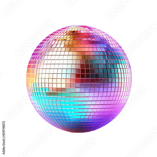 purple disco ball