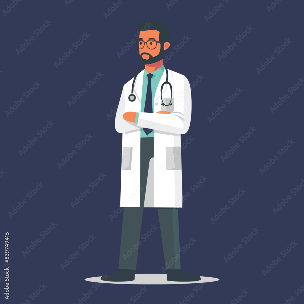 Doctor Flat Vector Icon Doctor Flat Vector Icon