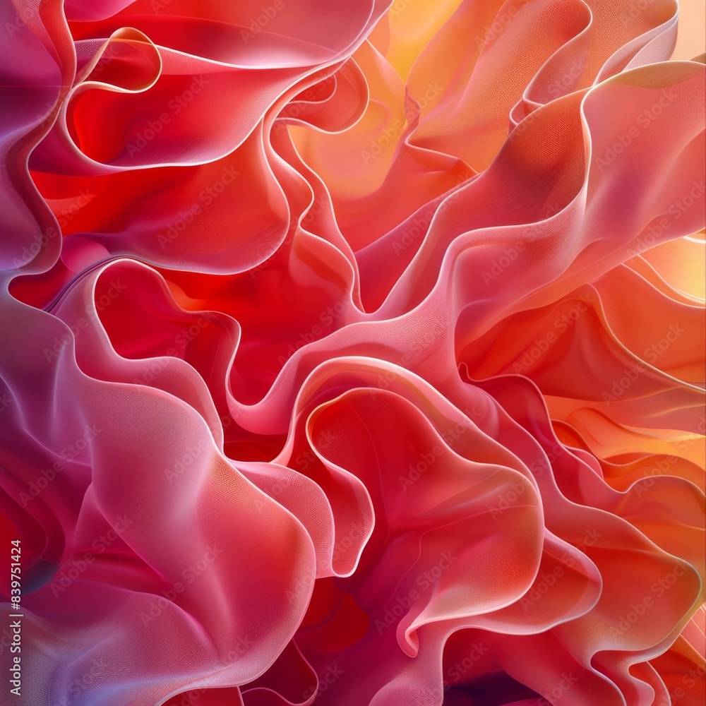 Obraz premium Abstract Coral Organic Structures