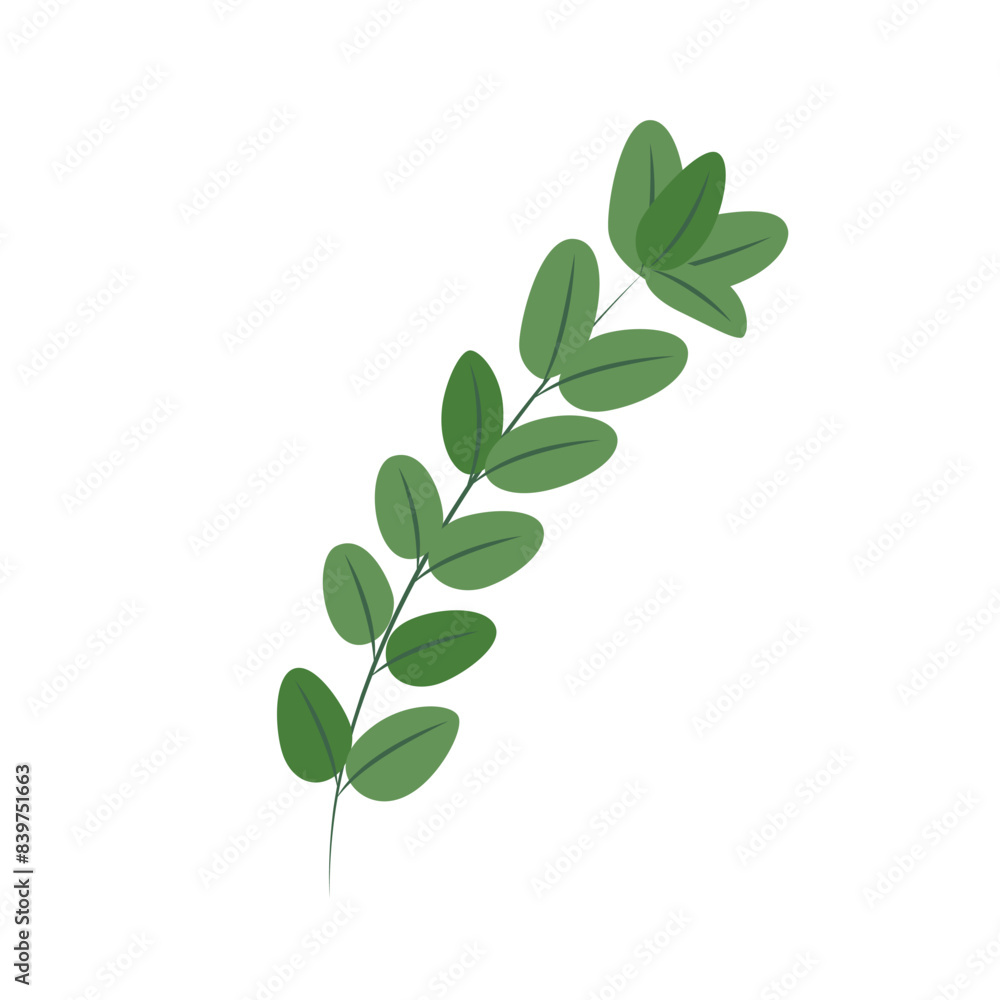 Naklejka premium Greenery Trend