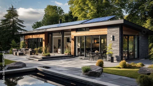 A zero-energy home with modern design   © Awais