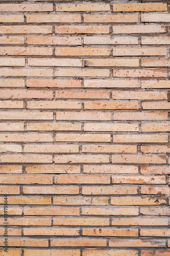 texture of wall of modern light orange decorative bricks texture of wall of modern light orange decorative bricks