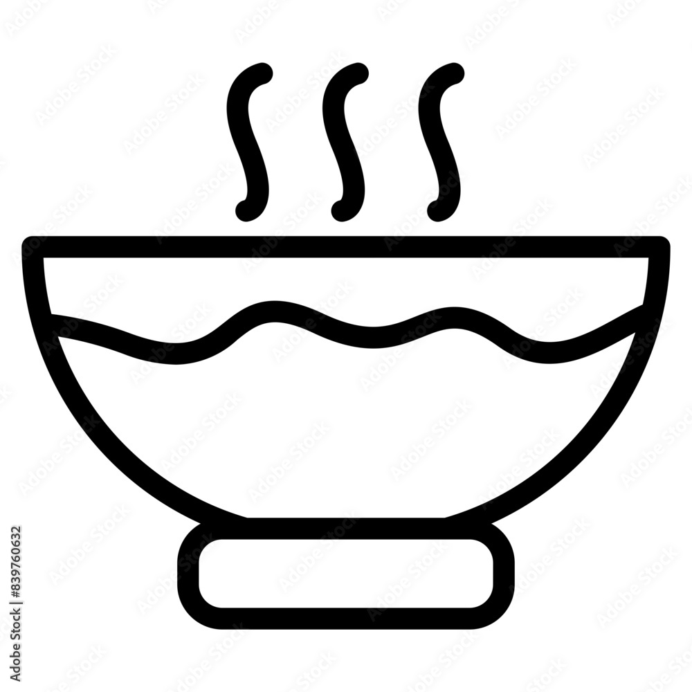Hot soup bowl Hot soup bowl