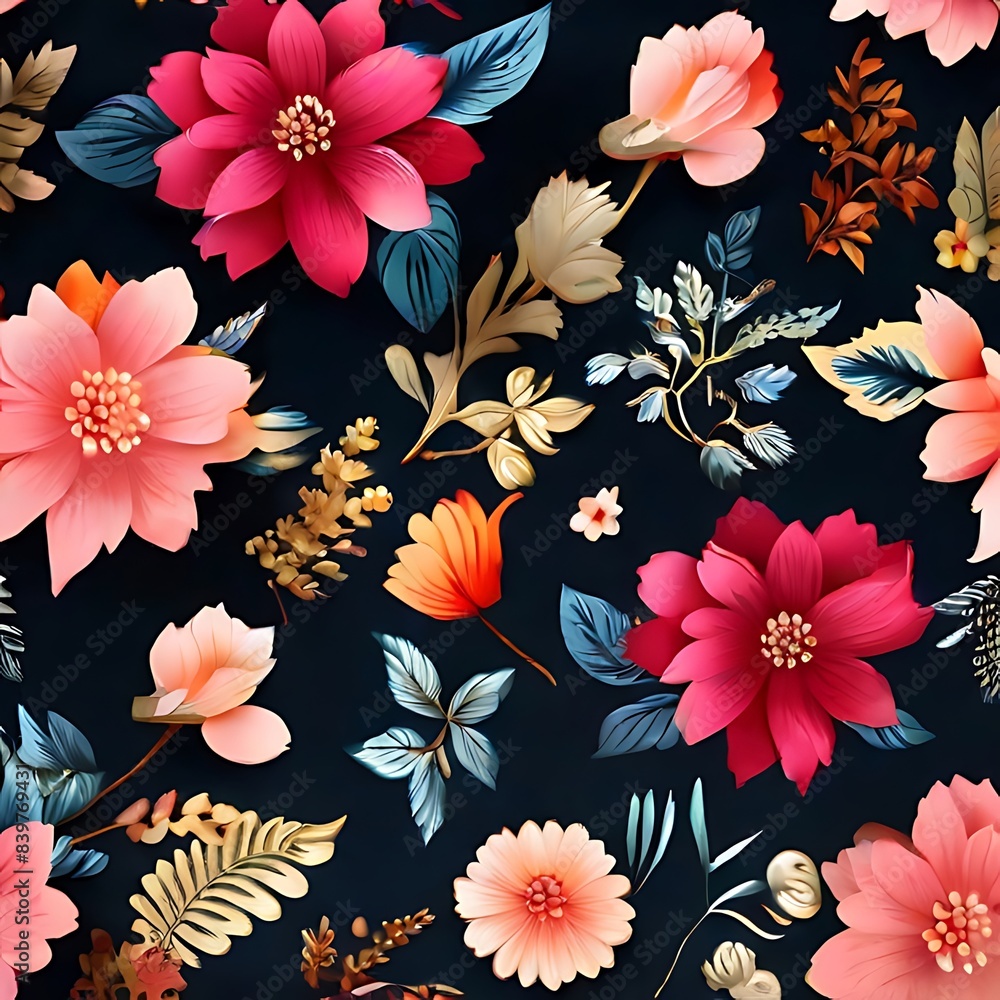 floral pattern isolated floral pattern isolated
