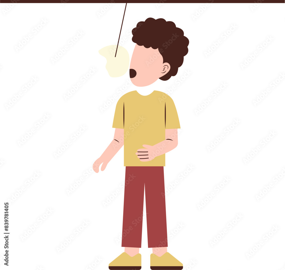 Flat Illustration Of Indonesian Traditional Game Flat Illustration Of Indonesian Traditional Game