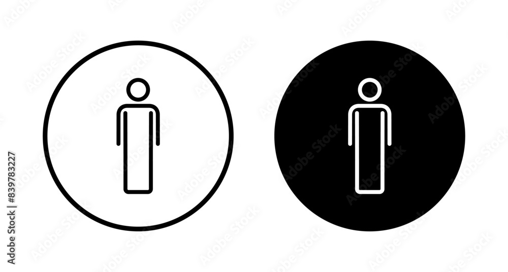 Man icon vector isolated on white background. male icon vector. human symbol Man icon vector isolated on white background. male icon vector. human symbol