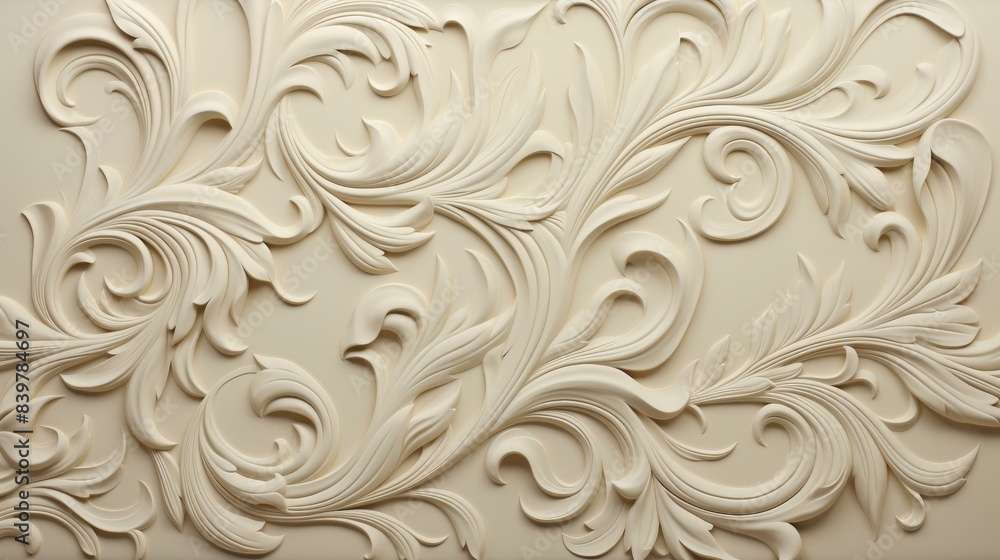 Stunning elegant plaster design with intricate details and highquality finish, perfect for creating a seamless pattern with a flat texture. Stunning elegant plaster design with intricate details and highquality finish, perfect for creating a seamless pattern with a flat texture.