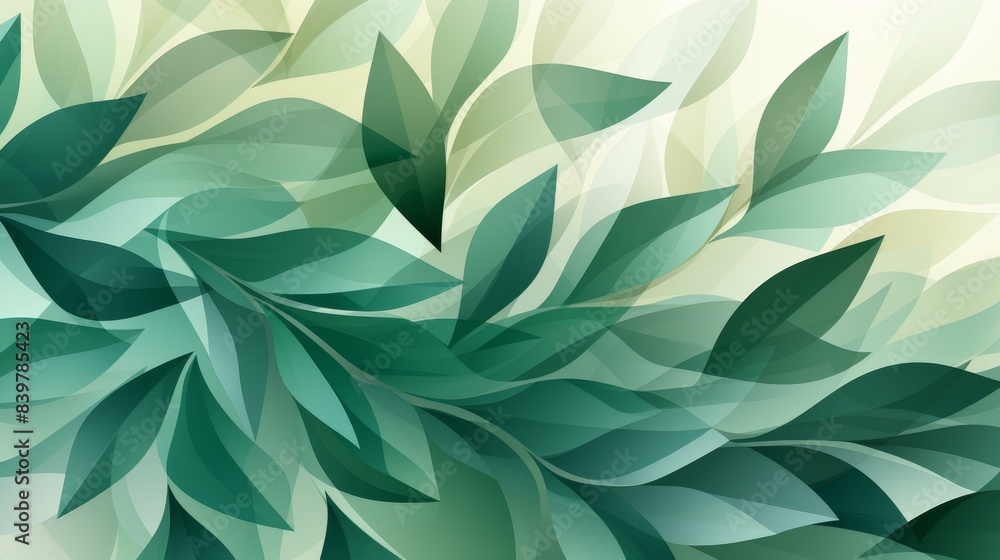Modern geometric ivy vines with abstract leaf shapes, flat texture and lush patterns for a detailed and unique design twist. Modern geometric ivy vines with abstract leaf shapes, flat texture and lush patterns for a detailed and unique design twist.