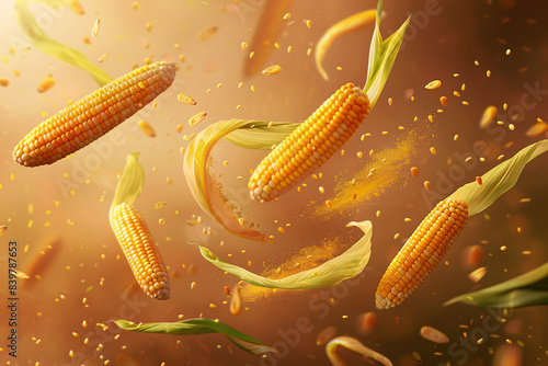 background of corn photo