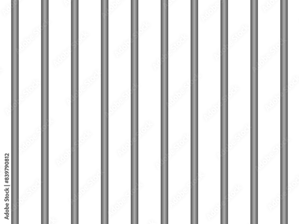 Iron bars with small gaps Iron bars with small gaps