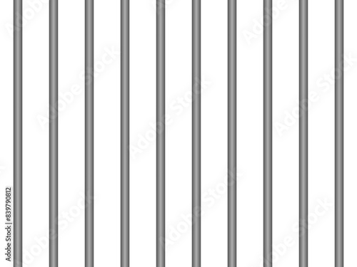 Iron bars with small gaps