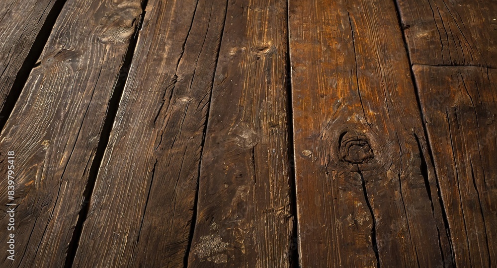 Obraz premium Background. Wood texture. Wooden floor. Wooden boards. Cracked tree.