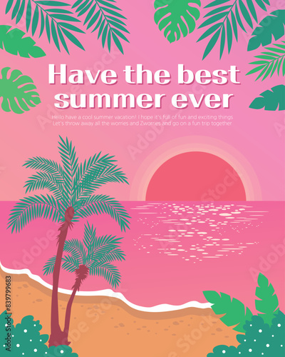 Summer, Illustration, Travel, Sea, Sea, Underwater, Fish, Beach, Noeul, Recreation Area, Vacation, Vacation, Tourism