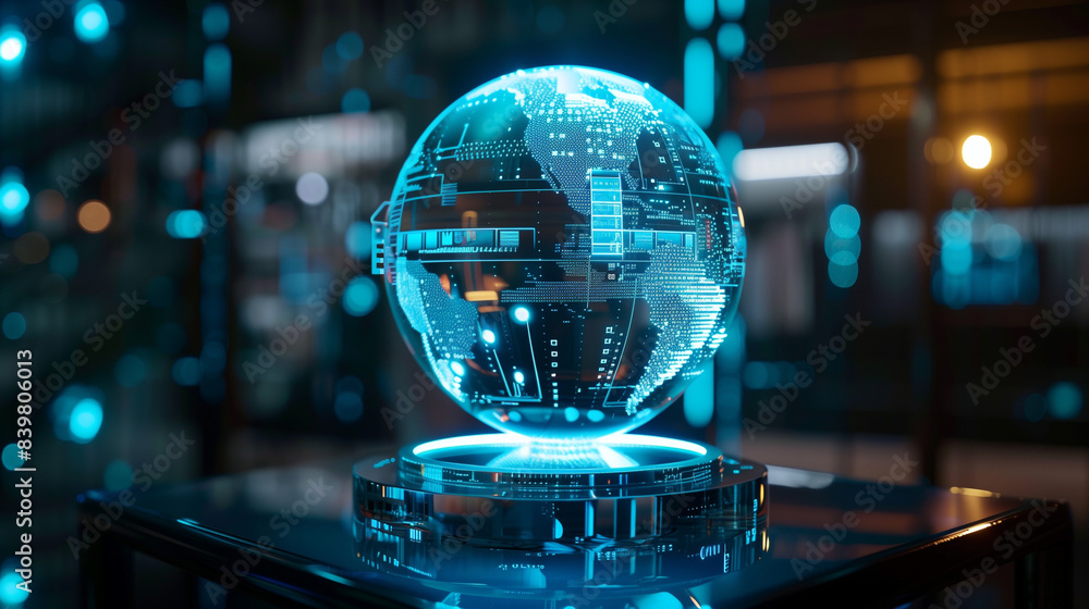 futuristic technology sphere hologram digital data internet connectivity across the globe, tech background wallpaper futuristic technology sphere hologram digital data internet connectivity across the globe, tech background wallpaper