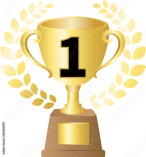 1位のランキングアイコンイラスト