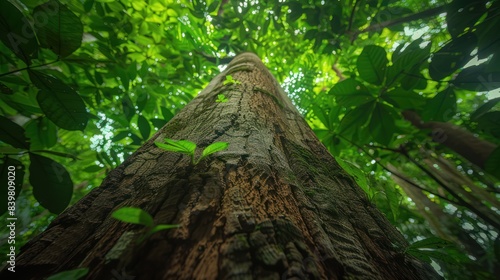 Green Canopy of Tropical Forest: A Natural Source of Oxygen and Carbon Credit for World Environment Day © hisilly
