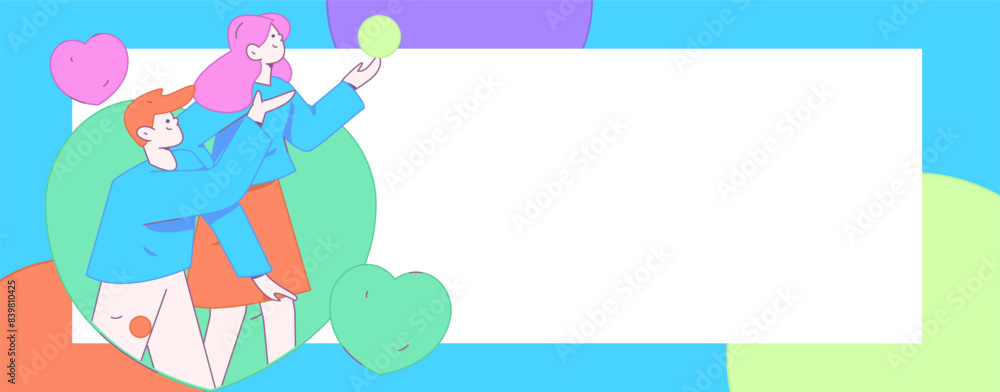 Happy Valentine's Day flat character vector concept business hand drawn illustration
Happy Valentine's Day flat character vector concept business hand drawn illustration