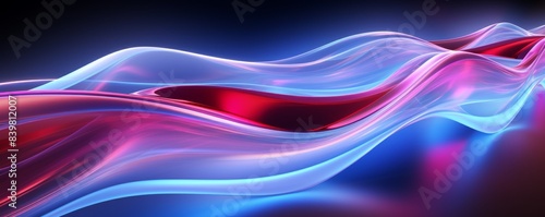 Abstract Flowing Silk Waves