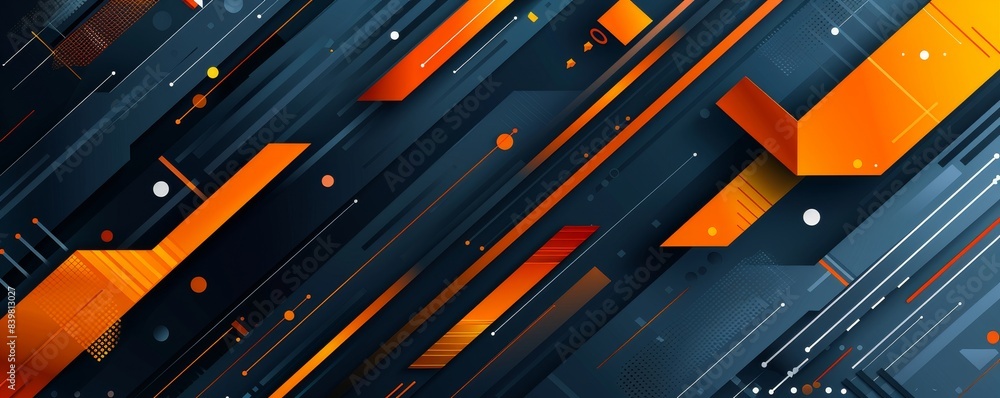 Abstract Geometric Background with Vibrant Shapes Abstract Geometric Background with Vibrant Shapes