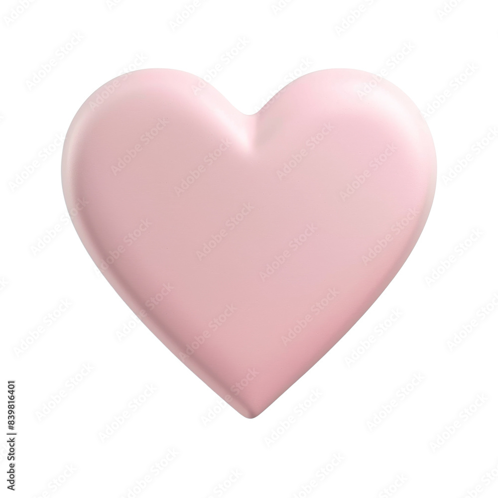 A pink heart, it is a symbol of love or affection. The color pink is often associated with love and romance. Isolated on transparent background. A pink heart, it is a symbol of love or affection. The color pink is often associated with love and romance. Isolated on transparent background.