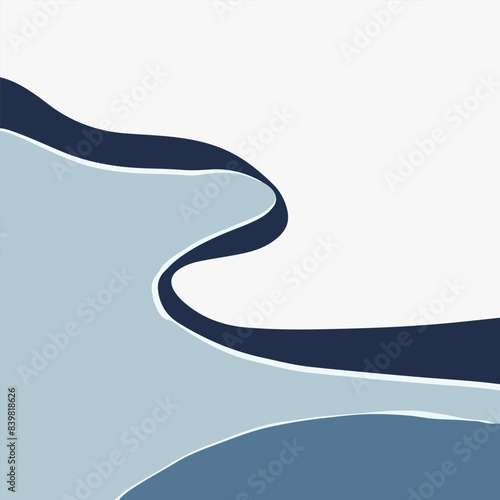 Abstract Coastal Lines