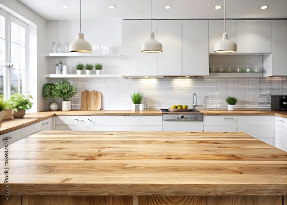 Modern kitchen with sleek countertops and stainless steel appliances Modern kitchen with sleek countertops and stainless steel appliances