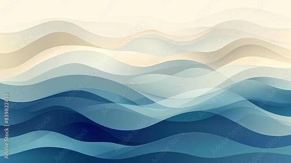 Background with Wave Pattern Background with Wave Pattern