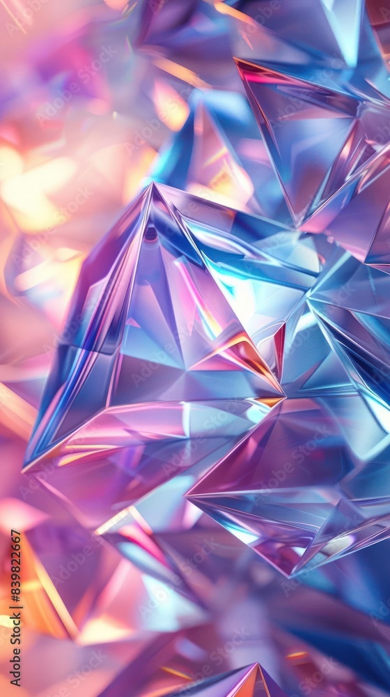 Three-Dimensional Space Exploration through a Glass Cube's Vibrant Imagery Three-Dimensional Space Exploration through a Glass Cube's Vibrant Imagery