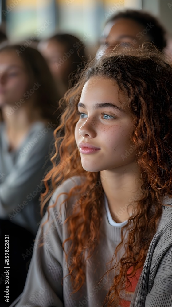 Teenagers Participating in a School Program Focused on Mental Health Awareness and Wellness Teenagers Participating in a School Program Focused on Mental Health Awareness and Wellness