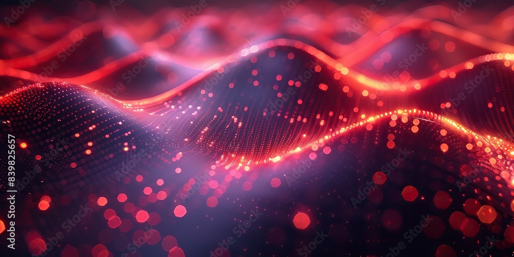 A sleek digital mesh with interwoven lines and neon highlights. A sleek digital mesh with interwoven lines and neon highlights.