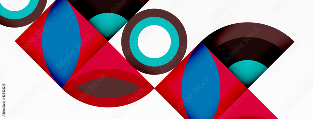 Circles and petals. Geometric beautiful abstract minimal template for Wallpaper, Banner, Background, Card, Book Illustration, landing page Circles and petals. Geometric beautiful abstract minimal template for Wallpaper, Banner, Background, Card, Book Illustration, landing page