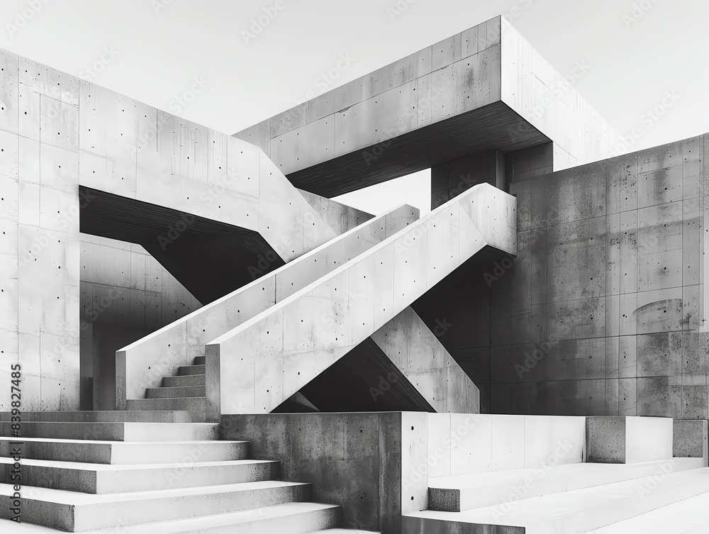 Minimalist geometric shapes in monochrome, clean lines and simple forms, elegant and modern Minimalist geometric shapes in monochrome, clean lines and simple forms, elegant and modern