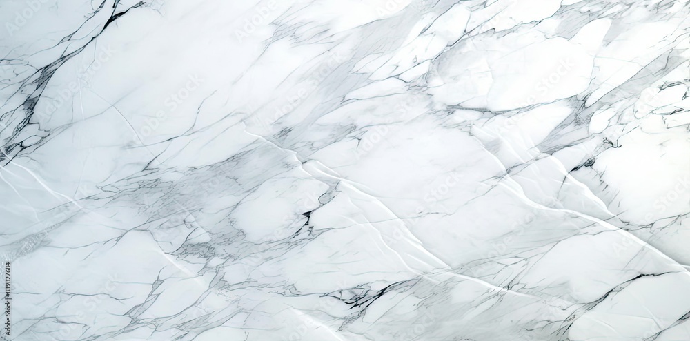 Obraz premium white marble texture as a background a row of white marble tiles arranged in a row from left to right, with a small white flower in the center