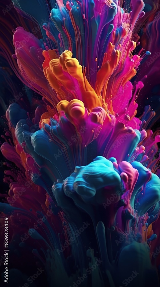 Obraz premium Discover the Beauty of Ultra Detailed 3D Portrait Wallpaper and Abstract Fluid Backgrounds