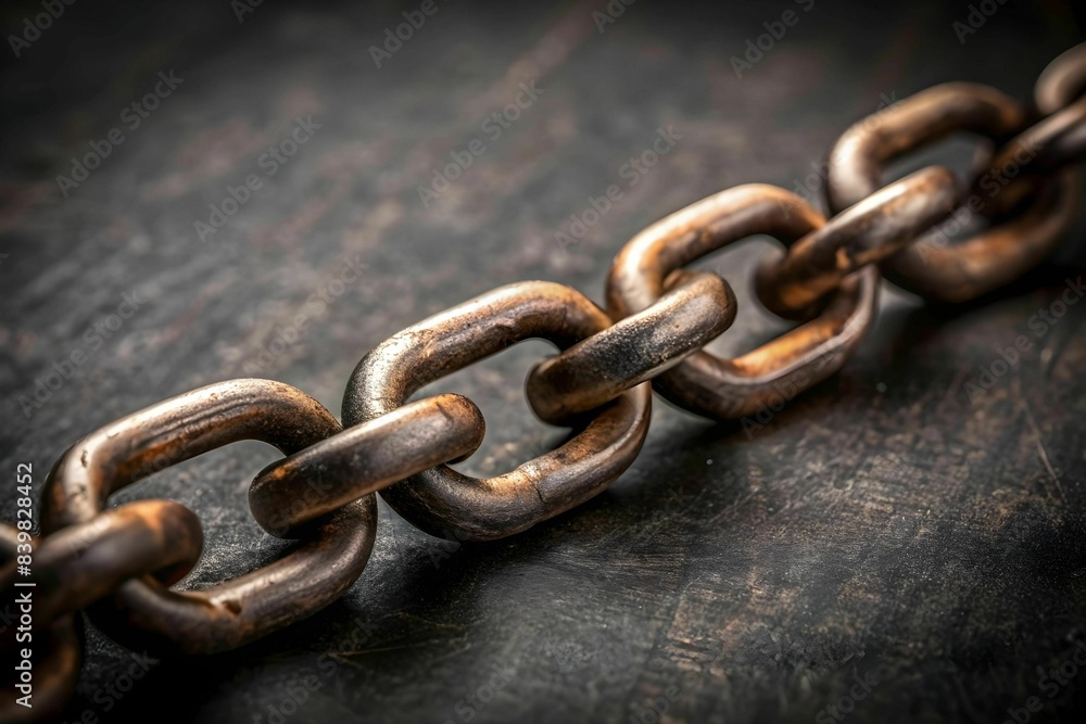 Chain on Wood Chain on Wood