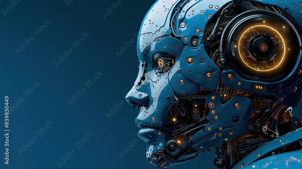 Fototapeta premium AI technology transforming customer service experiences.