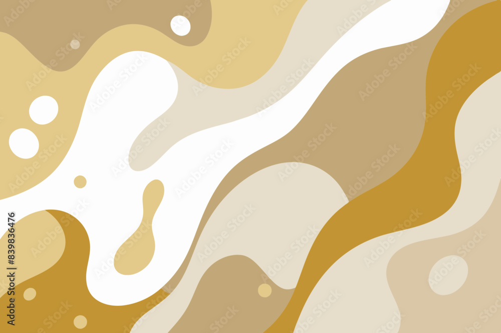 background with liquid shapes in muted gold and pale ivory background with liquid shapes in muted gold and pale ivory