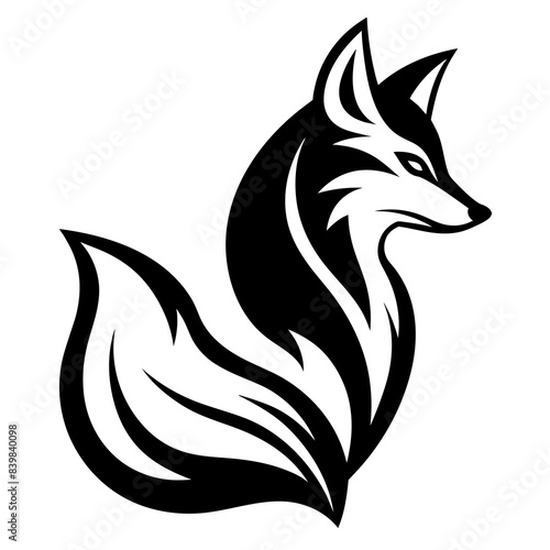 tribal fox tattoo