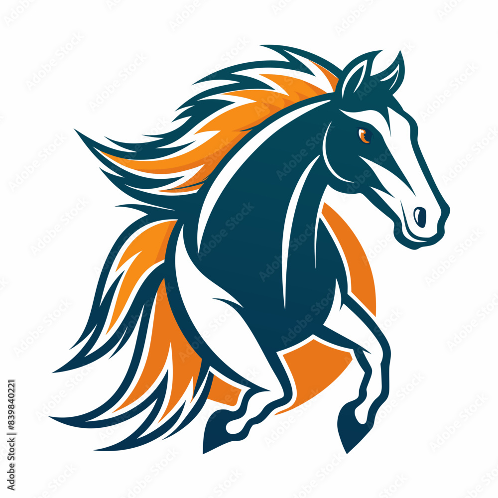 horse with mane horse with mane