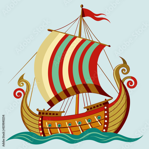 ship on the sea