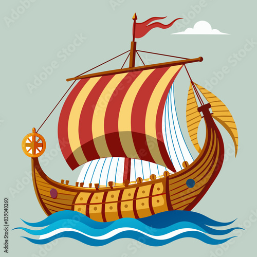 ship on the sea