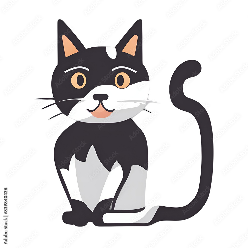 Black and white cat icon (png) Black and white cat icon (png)