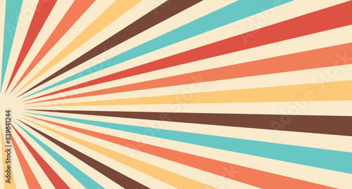 abstract line 1990's years design background vector art